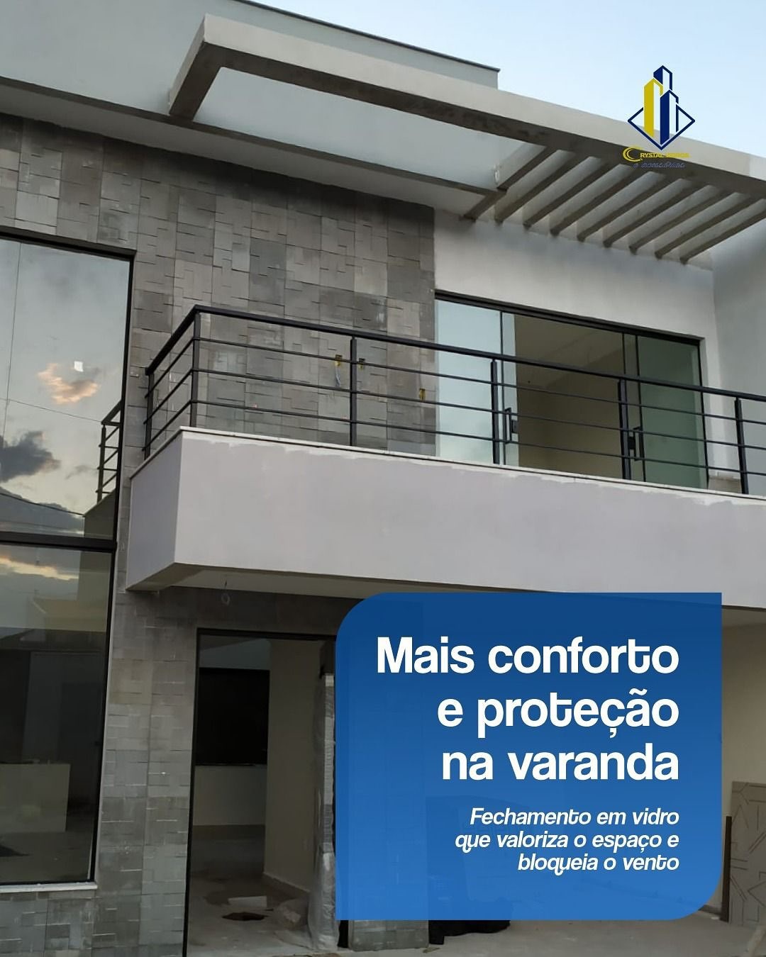 Trabalho realizado em vidro